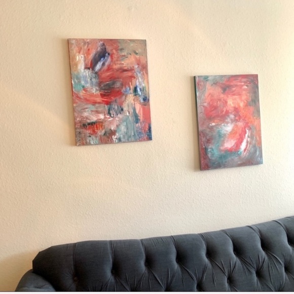 Abstract Canvas Painting Original Artwork - Picture 4 of 9